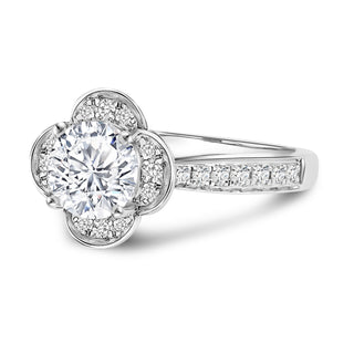 Discover the 1.247 CTW LGD Diamond Floral Engagement Ring | Neptunes Jewelry