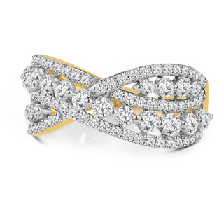 Luxurious 1.346 CTW LGD Diamond Multilayer Ring - Neptunes Jewelry