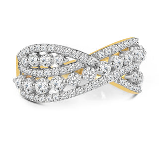 Luxurious 1.346 CTW LGD Diamond Multilayer Ring - Neptunes Jewelry