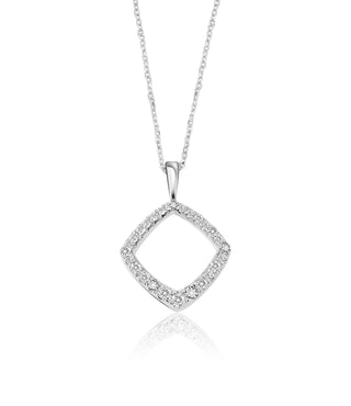 0.231 LGD Diamond Pendant Necklace