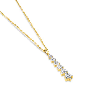 0.999 LGD Diamond Pendant Necklace