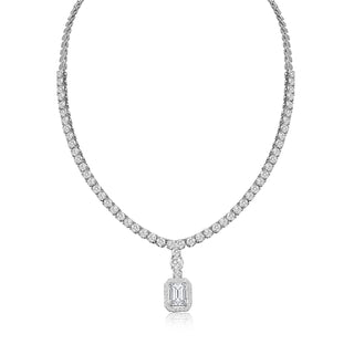 11.78 LGD Diamond Tennis Necklace