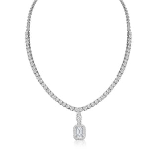 19.9 LGD Diamond Tennis Necklace