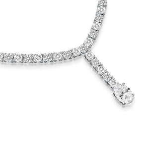 19.9 LGD Diamond Tennis Necklace