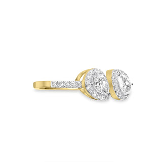 0.828 CTW LGD Diamond Open Ring | Timeless Elegance | Neptunes Jewelry