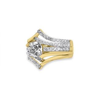 Luxurious 1.928 CTW LGD Diamond Statement Multi-Band Ring | Neptunes Jewelry