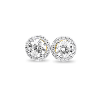 2.154 ctw LGD Diamond Stud Earrings