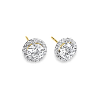 2.154 CTW LGD Diamond Stud Earrings - Neptunes Jewelry