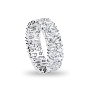 4.245 Moissanite Diamond Eternity Band