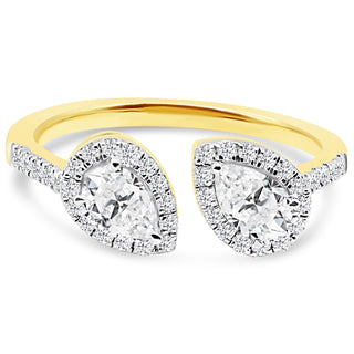 0.828 CTW LGD Diamond Open Ring | Timeless Elegance | Neptunes Jewelry