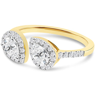 0.828 CTW LGD Diamond Open Ring | Timeless Elegance | Neptunes Jewelry