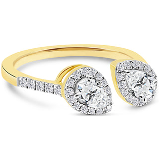 0.828 CTW LGD Diamond Open Ring | Timeless Elegance | Neptunes Jewelry