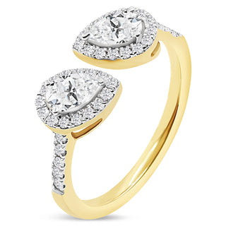 0.828 CTW LGD Diamond Open Ring | Timeless Elegance | Neptunes Jewelry