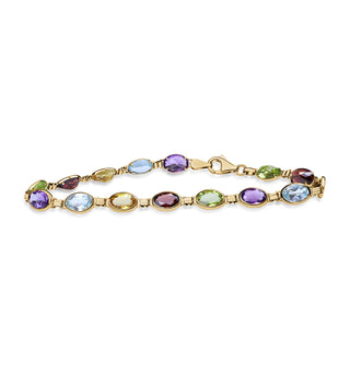 Natural Multi-Gemstone Diamond | Gemstone Bracelet