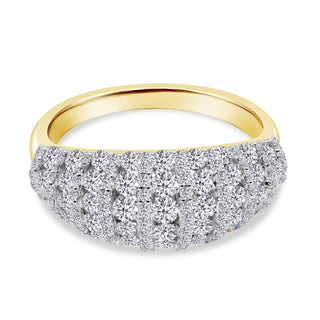 1.350 CTW LGD Diamond Dome Ring - Exquisite Elegance by Neptunes Jewelry