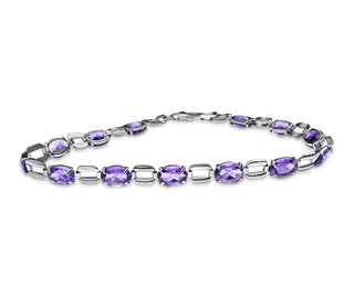 3.41 grams Natural Amethyst Diamond Gemstone Bracelet