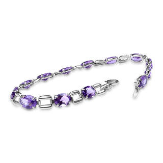 3.41 grams Natural Amethyst Diamond Gemstone Bracelet