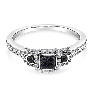 2.61 grams Natural Sapphire Diamond Blue Sapphire Diamond Ring