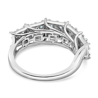 1.138 CTW LGD Diamond Quintuple Set Ring | Neptunes Jewelry.