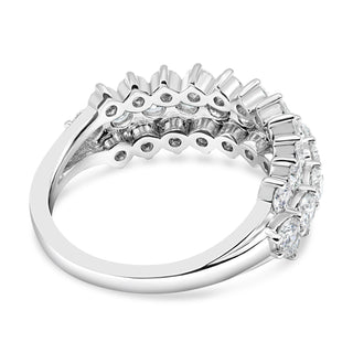 2.105 CTW LGD Diamond Triple Row Ring | Neptunes Jewelry