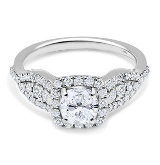 1.499 CTW LGD Diamond Halo Engagement Ring | Neptunes Jewelry