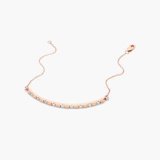 14K Rose Gold Abyss Lab-Created Diamond Bracelet