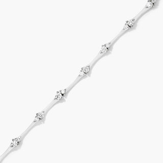 14K White Gold Luminance Lab-Created Diamond Bracelet