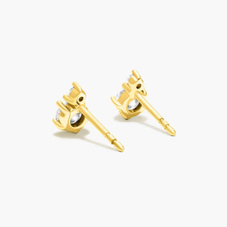 14K Yellow Gold Cosmos Diamond Stud Earrings