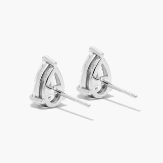 Platinum Pear Shape Diamond Stud Earrings (0.25 CTW - H-I / SI1-SI2)