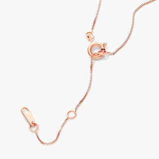 14K Rose Gold Drop Lab-Created Diamond Pendant