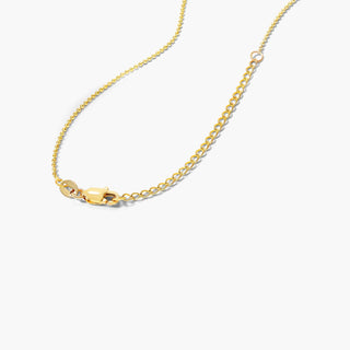 14K Yellow Gold Alternating Pierced Diamond Choker Necklace By Brevani