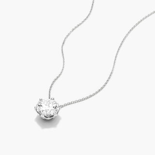 Platinum Scallop Basket Diamond Pendant (0.25 CTW - H-I / SI1-SI2)