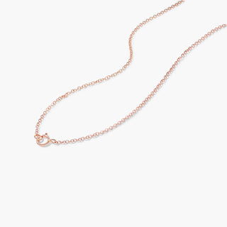 14K Rose Gold Imperial Ruby And Diamond Necklace