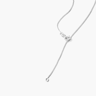 14K White Gold Sapphire Birthstone Necklace