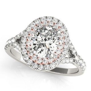 OVAL HALO ENGAGEMENT RING