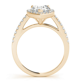 PEAR SHAPE HALO