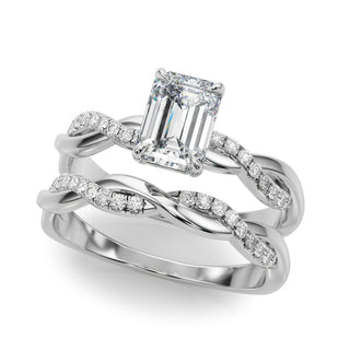 ENGAGEMENT RINGS EMERALD CUT CENTER