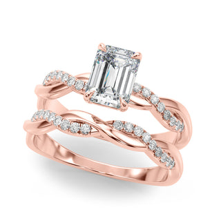 ENGAGEMENT RINGS EMERALD CUT CENTER