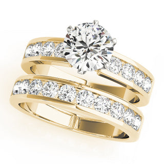 ENGAGEMENT RINGS SINGLE ROW CHANNEL SET