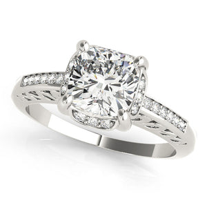 ENGAGEMENT RINGS SINGLE ROW PRONG SET