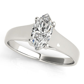 Classic diamond solitaire engagement ring by Neptunes Jewelry