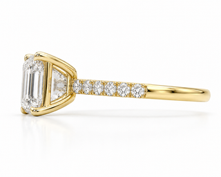 Emerald Cut Diamond Engagement Ring