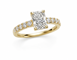 Emerald Cut Diamond Engagement Ring