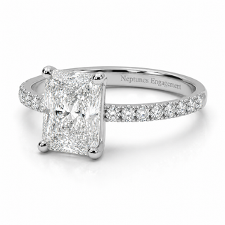 Radiant Cut Diamond Engagement Ring