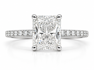Radiant Cut Diamond Engagement Ring