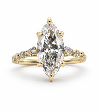 Marquise Cut Diamond Engagement Ring