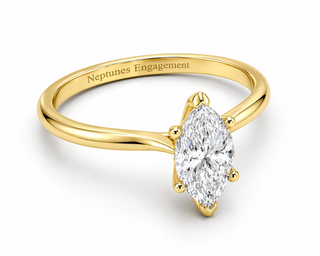Marquise Diamond Solitaire Engagement Ring