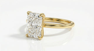 2 Carat Radiant Cut Diamond Solitaire Engagement Ring