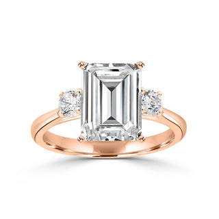 Classic Trellis Three Stone Engagement Ring