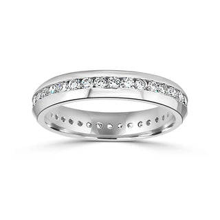 U-Prong Setting On A Eternity Diamond Ring